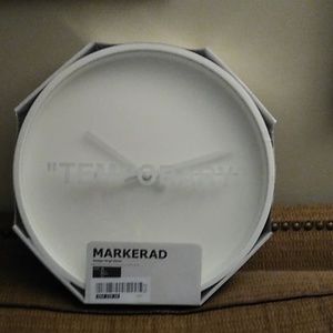 Virgil Abloh White Clock from Ikea
